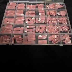 French tip nails & toenails